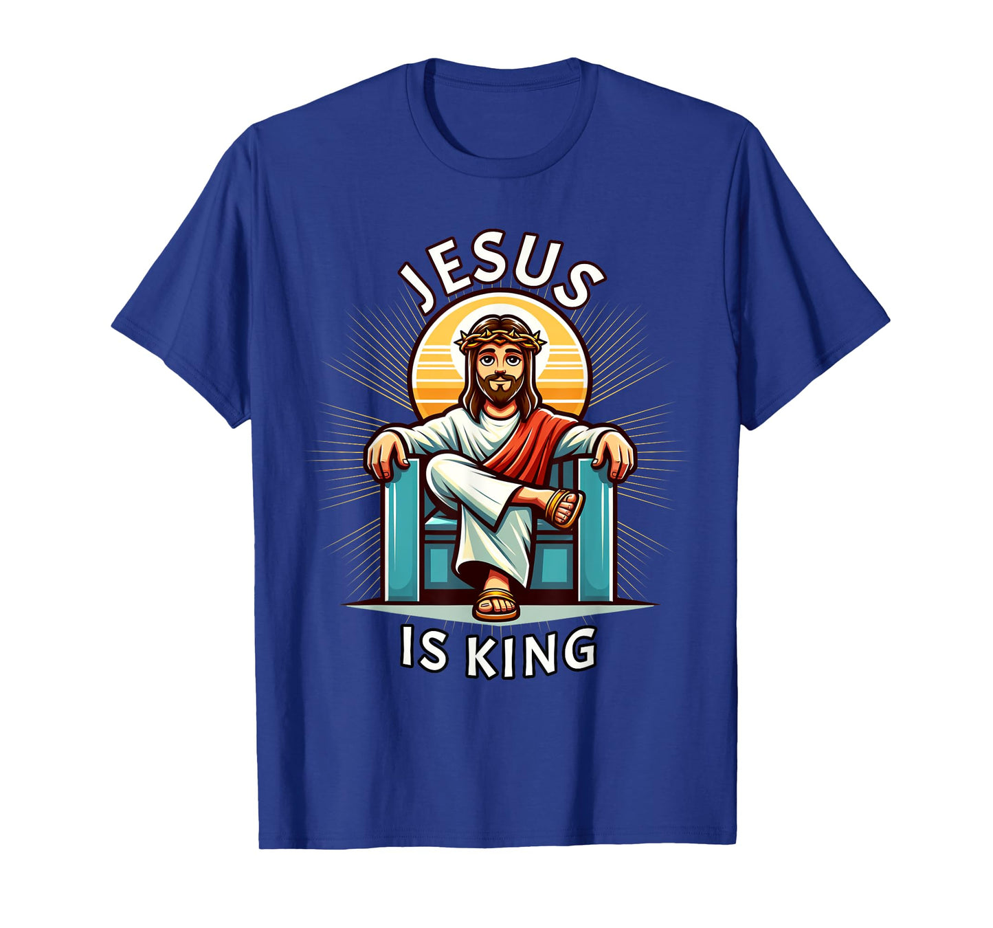 Jesus is King of Christian Faith T-Shirt