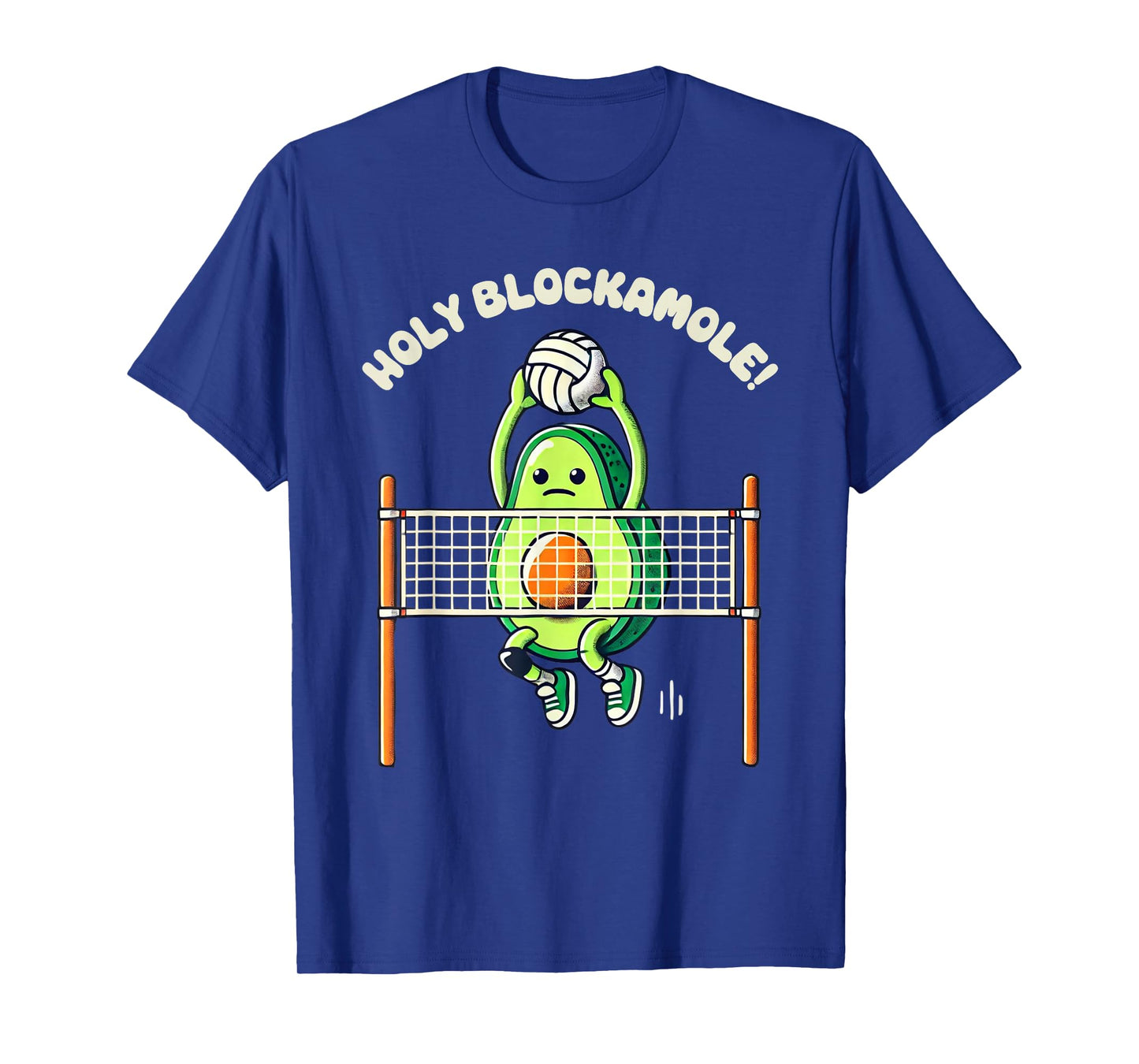 Holy Blockamole Volleyball Shirt Avocado Lover Guacamole T-Shirt