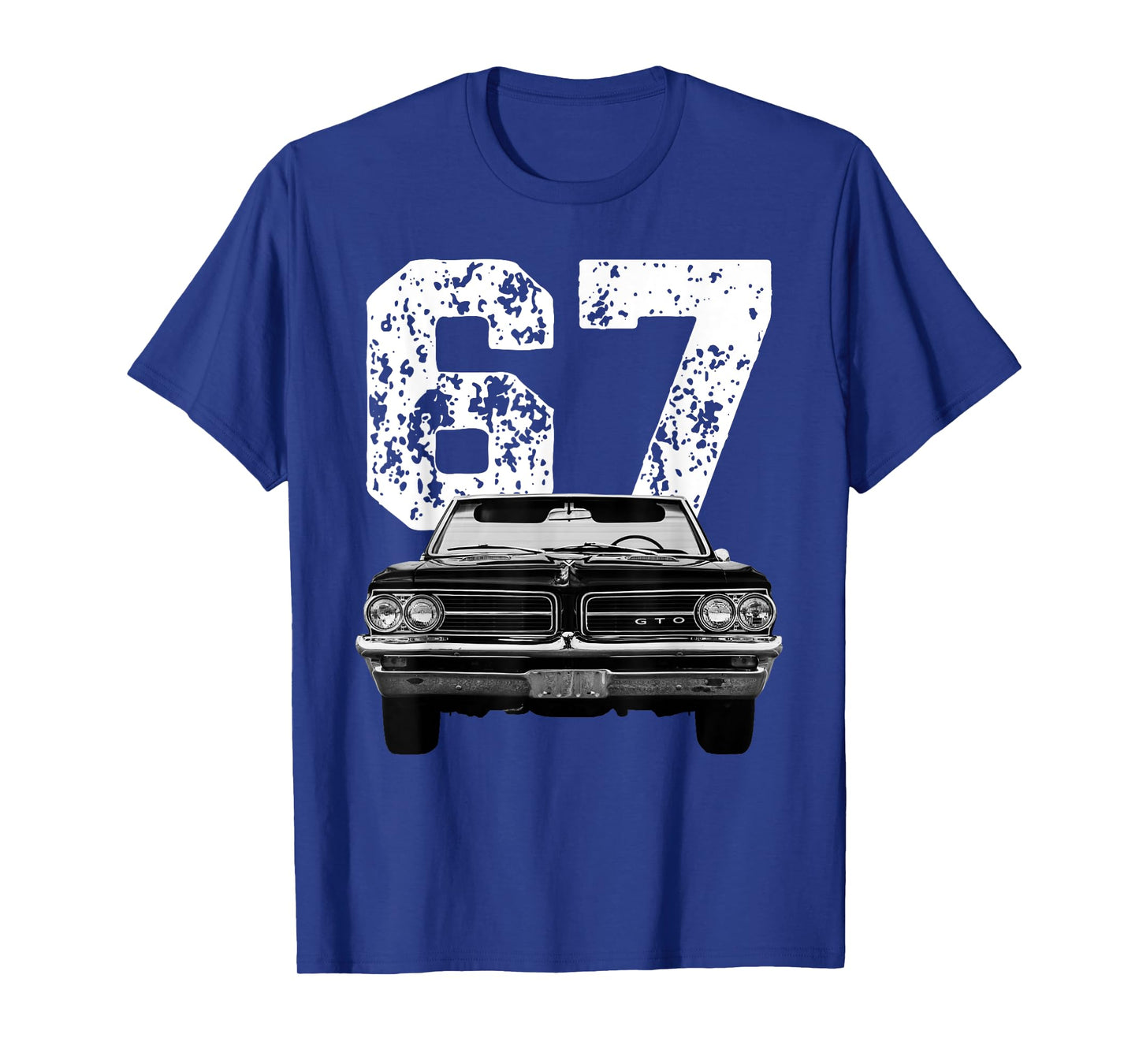 1967 67 Gto Classic Car Old School Muscle Car Birthday Retro T-Shirt