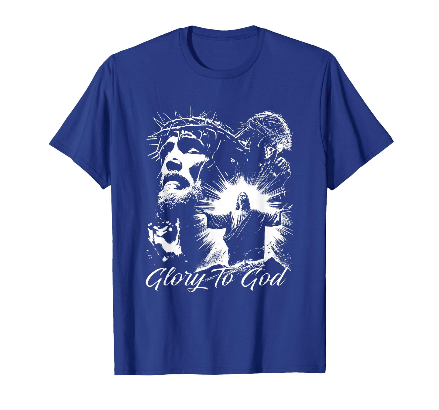 Glory to God Jesus Crown of Thorns T-Shirt