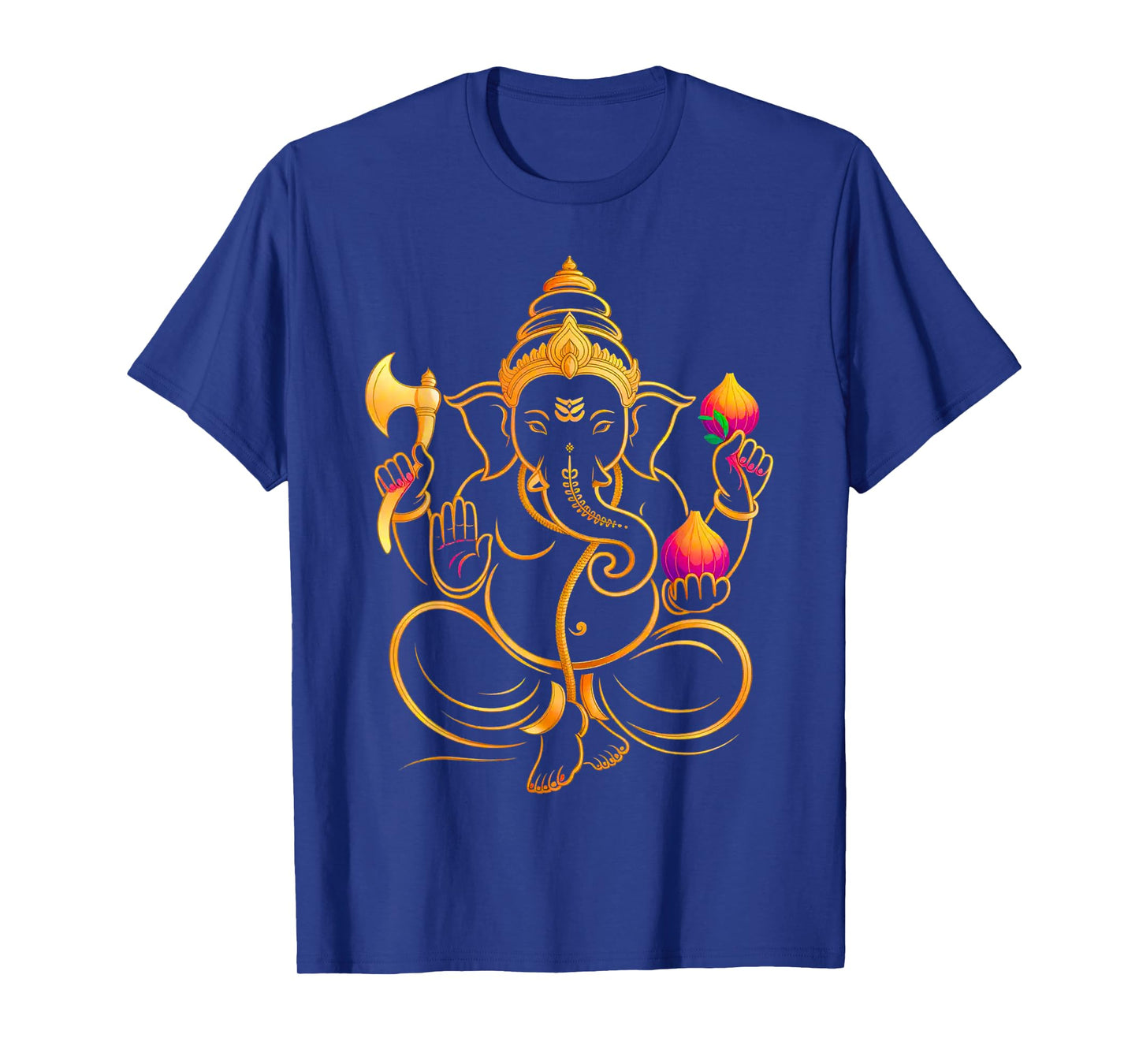 Hindu Ganesha Puja Elephant God India Meditation Yoga Murti T-Shirt