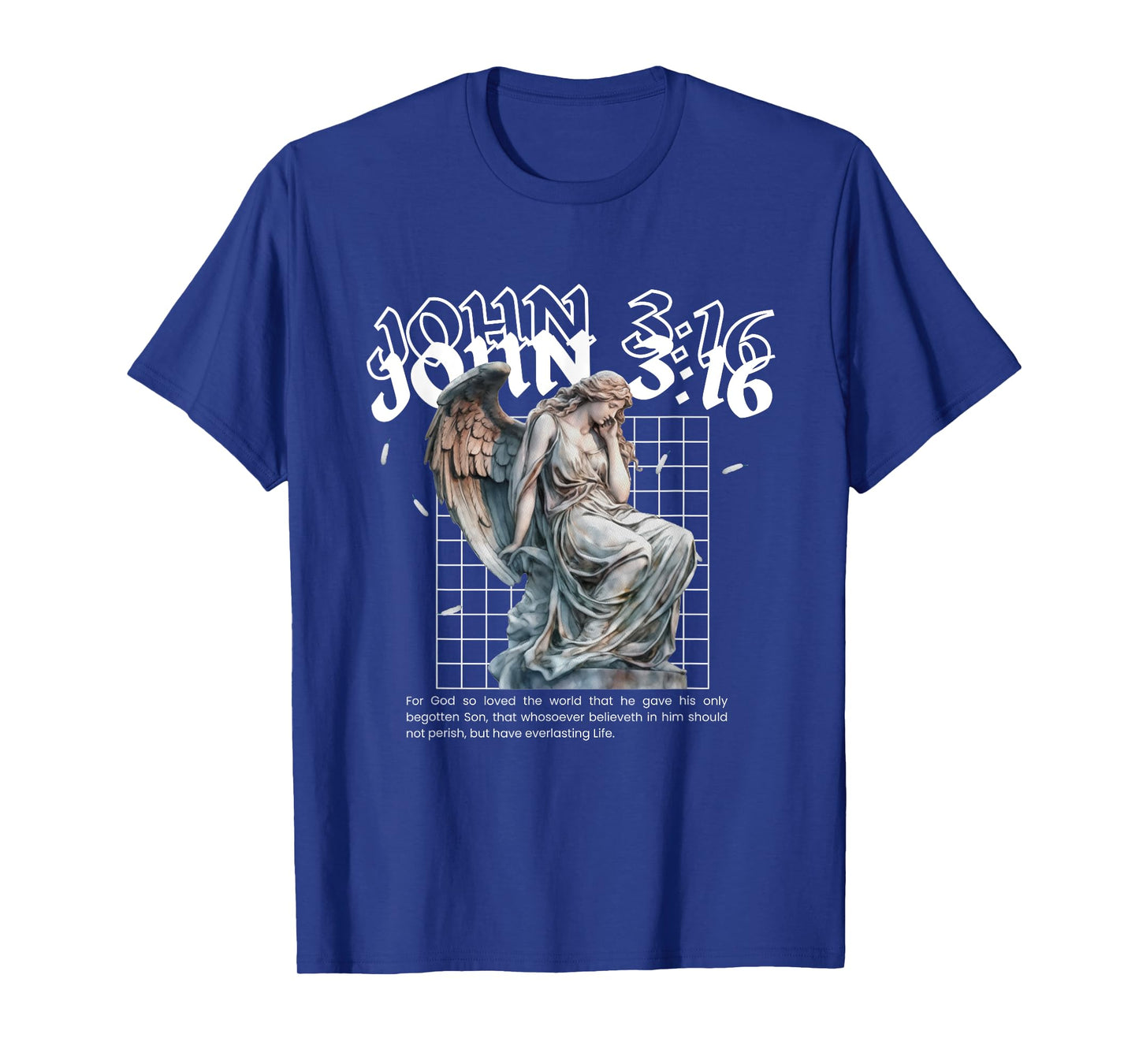 John 3:16 Bible Verse Streetwear - Christian Bible Verse T-Shirt