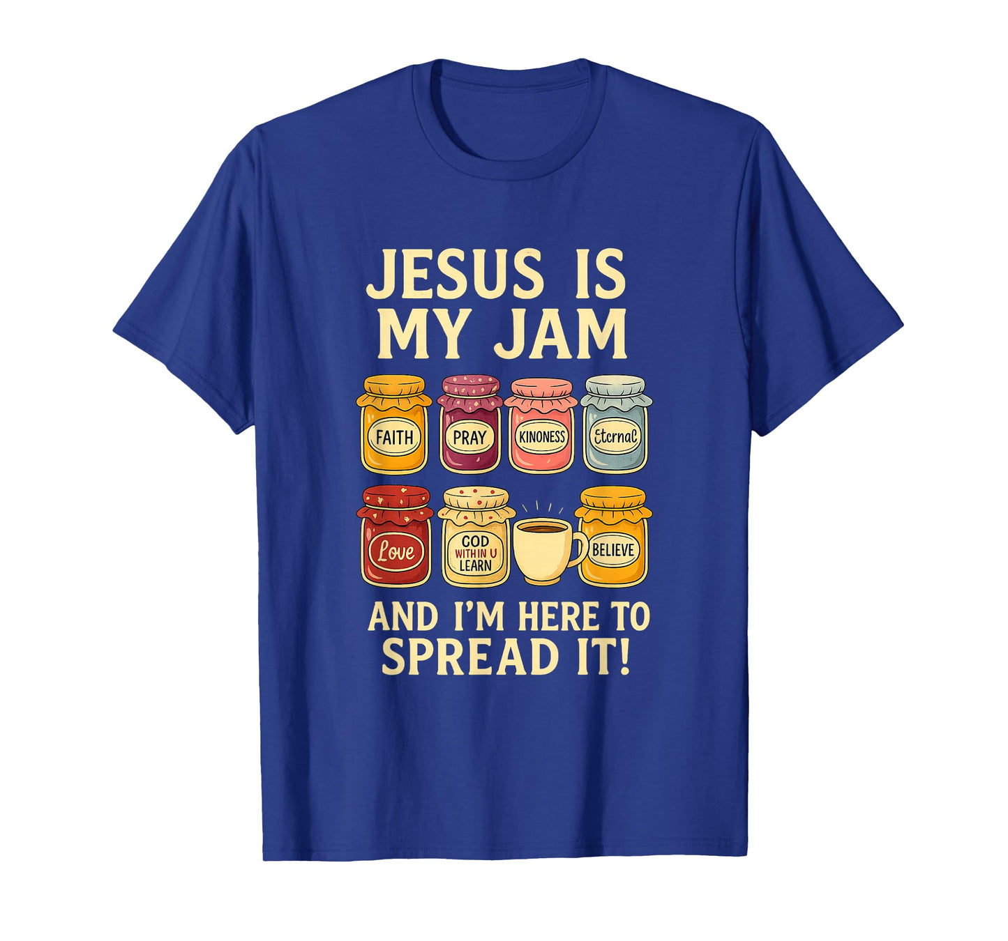Jesus is My Jam Shirt Funny Christian Faith Bible T-Shirt