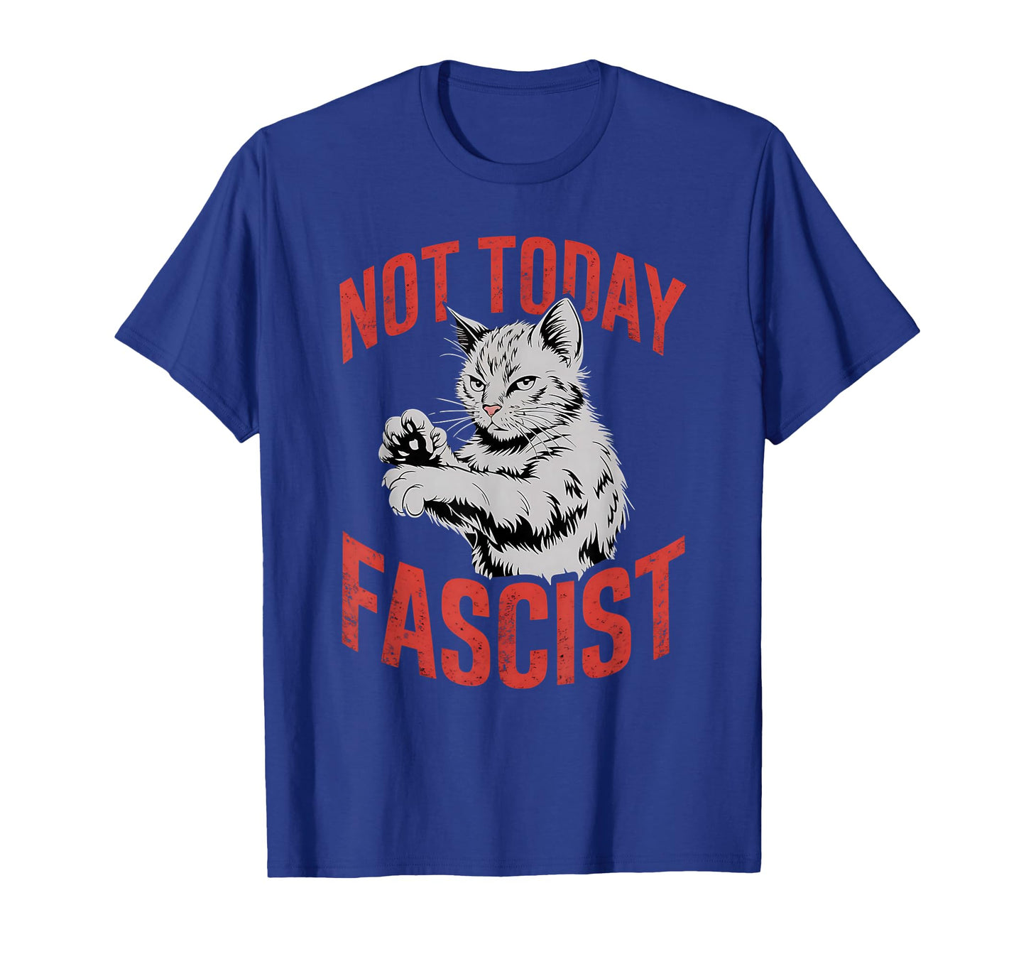 Not Today Fascist Funny Meme Fascism Women Men T-Shirt