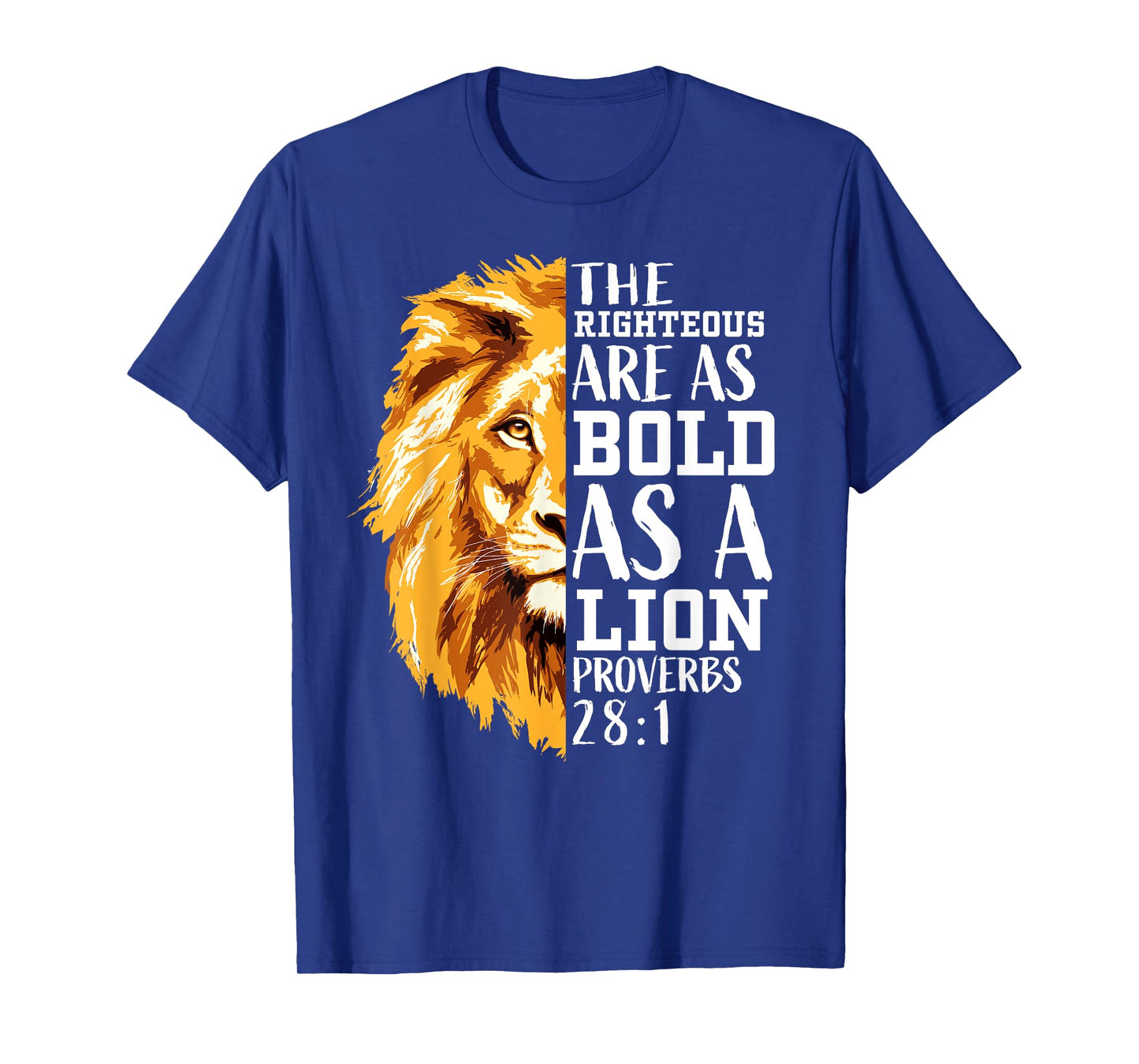 Lion of Judah Christian Bible Verse Gifts Men Dad Graphic T-Shirt