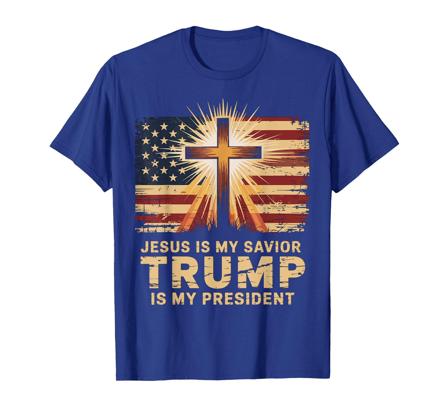 Jesus Is My Savior Trump Is My President Biblical T-Shirt