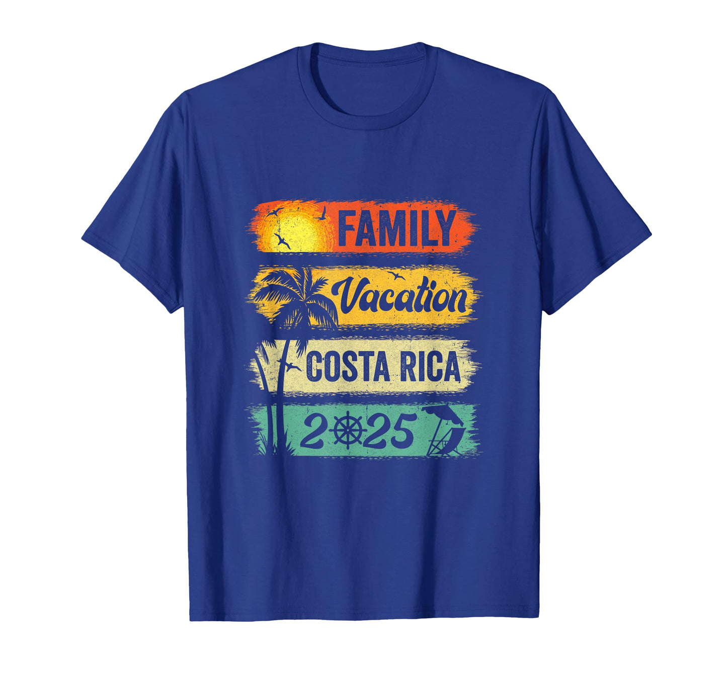 Family Costa Rica Vacation 2025 Funny Matching Group Family T-Shirt