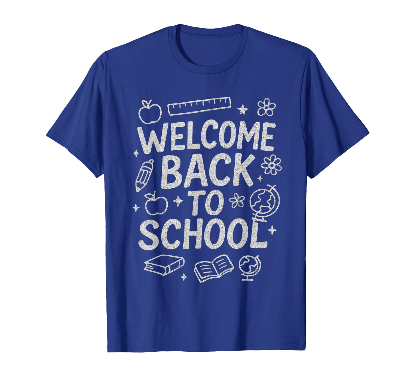 Welcome Back to School Funny Cute Chalkboard Humor Meme T-Shirt