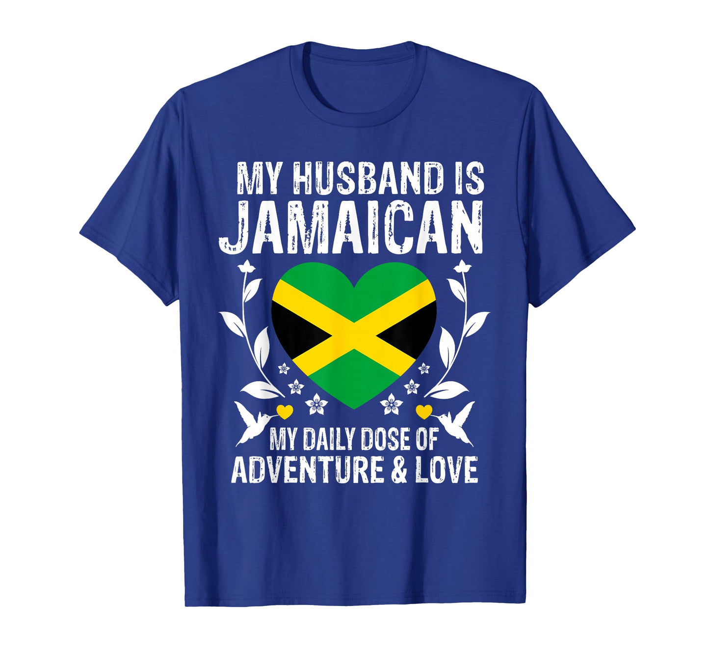 My Husband Is Jamaican Husband Jamaica Flag T-Shirt