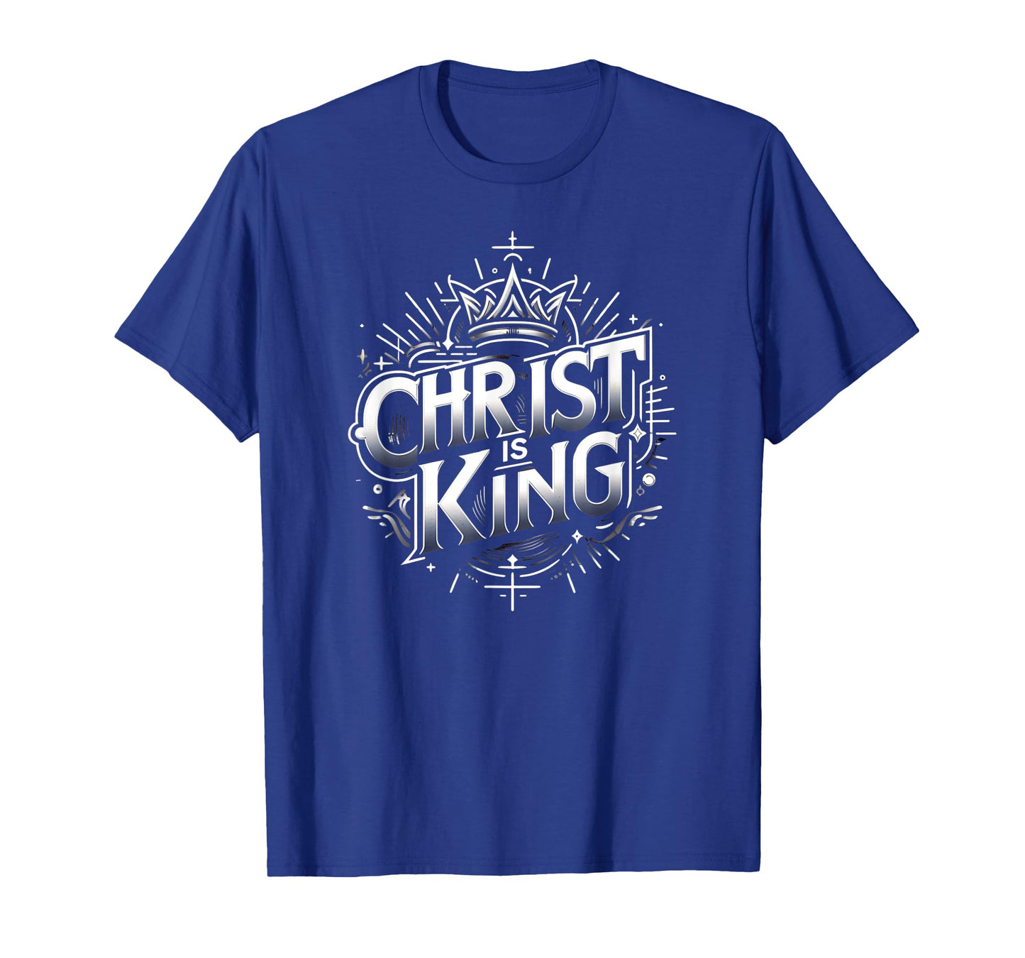 Christ Is King - Christian Crown of Thorns Jesus Is King T-Shirt