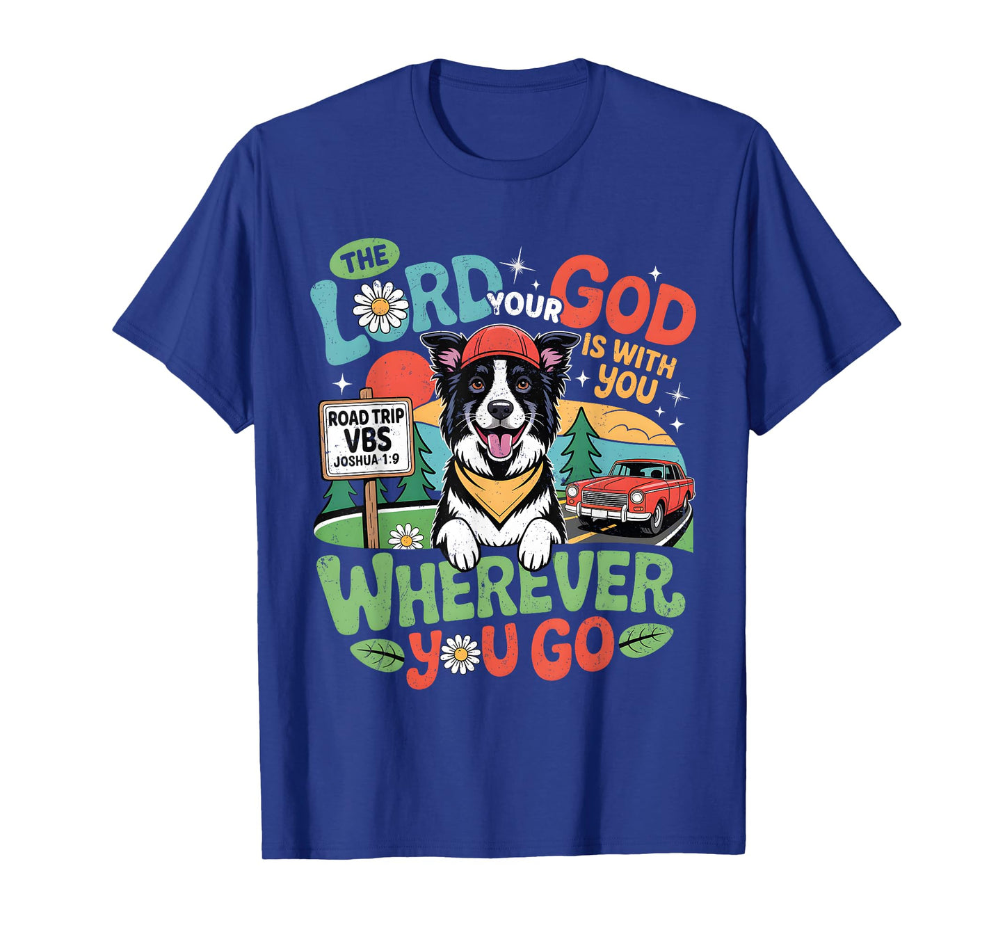 Road Trip VBS 2025 Christian Dog Bible Theme T-Shirt for Men Women Kids