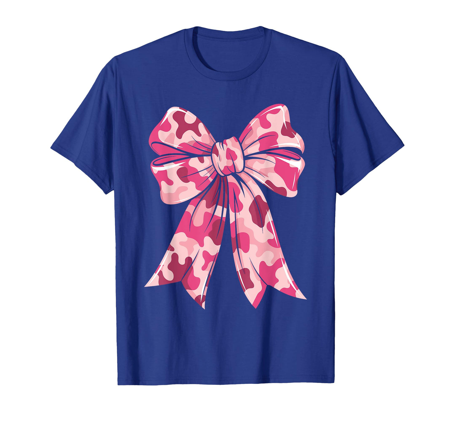 Pink Camouflage Coquette Bow Camo Cute For Woman Girls Kids T-Shirt