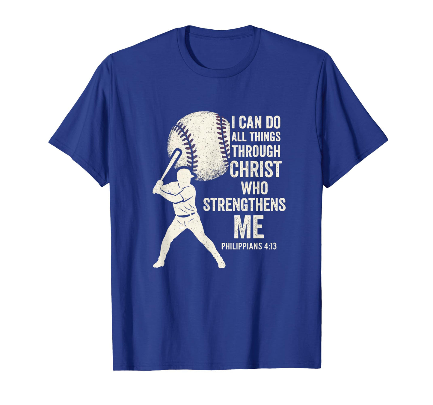 I Can Do All Things - Christian Baseball Faith T-Shirt