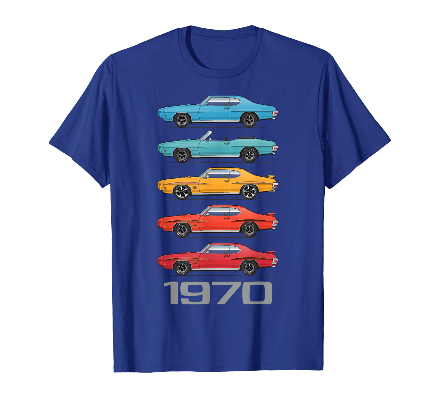 1970 70 GTO Classic Car Old School Muscle Car T-Shirt