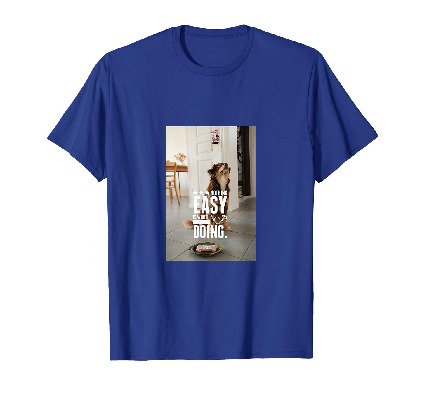 Cute Australian Shepherd Graphic with Inspirational Quote T-Shirt