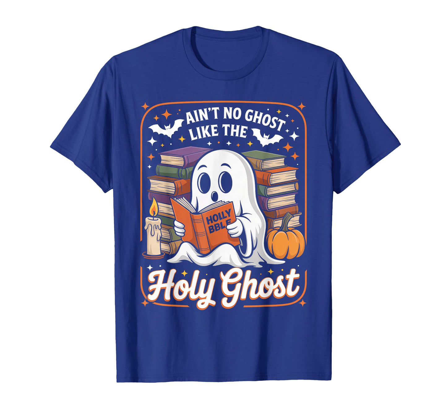 Retro Aint No Ghost Like The Holy Ghost Christian Halloween T-Shirt