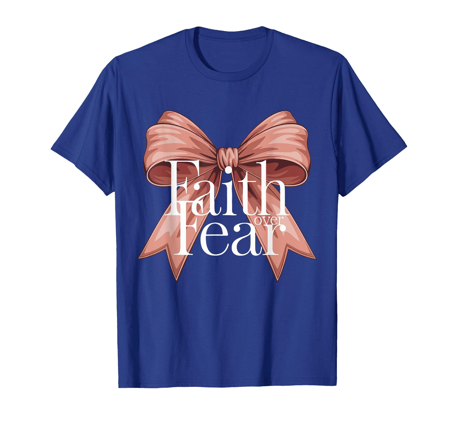 Faith Over Fear Christian Bow Teen Girl God Daughter Toddler T-Shirt