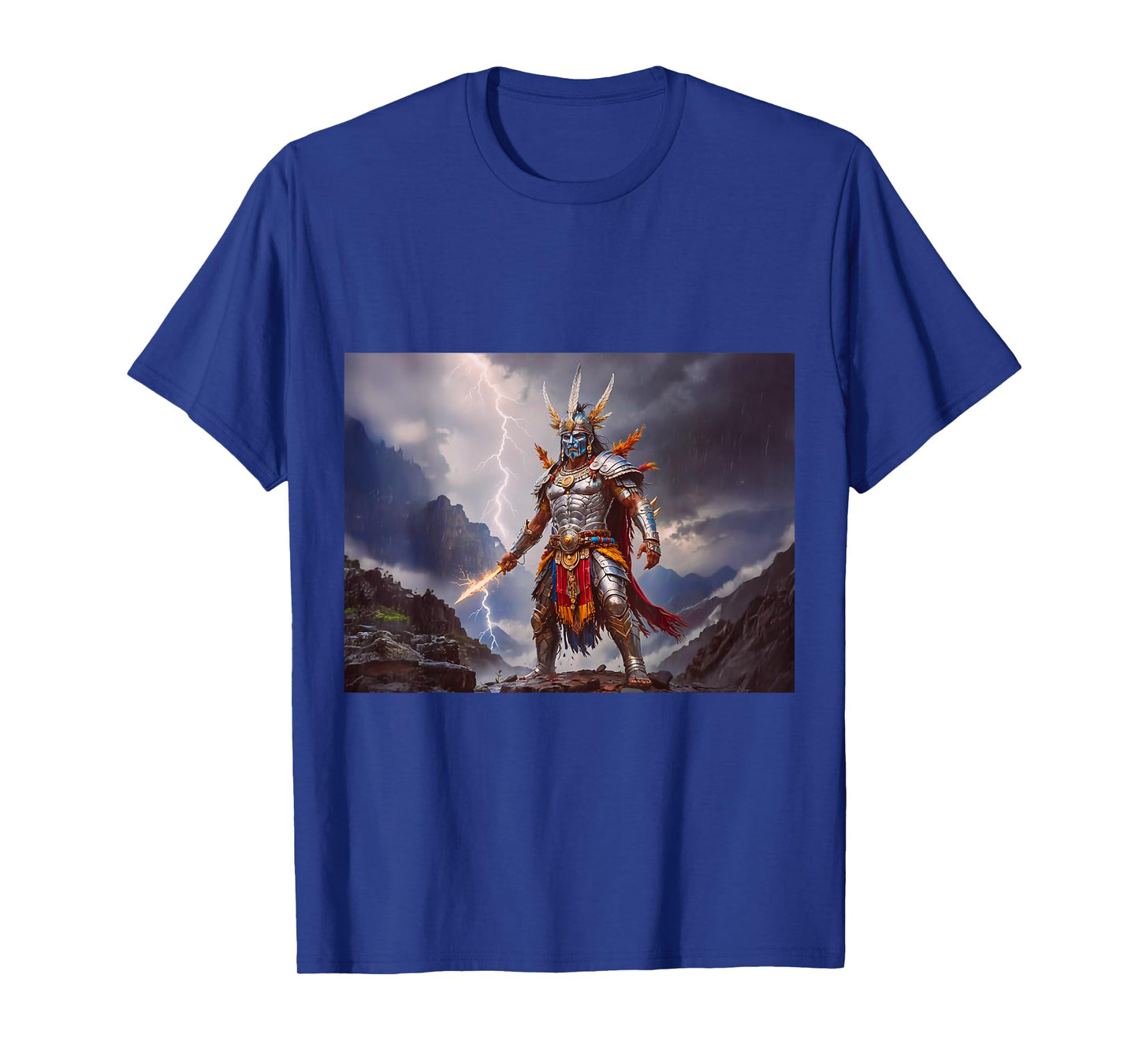Illapa Inca Mythology Thunder god and Storm Warrior T-Shirt