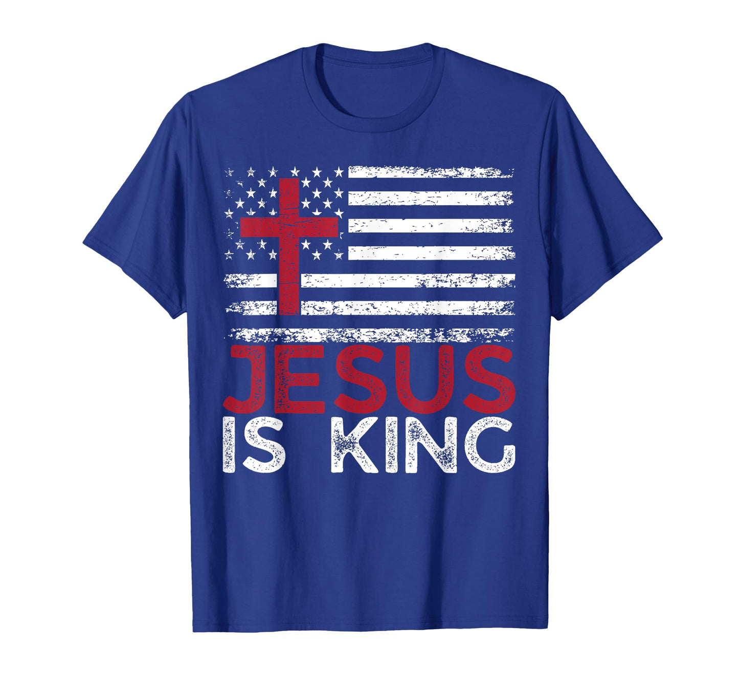 Jesus Is King Inspirational Christian Faith God Religious T-Shirt