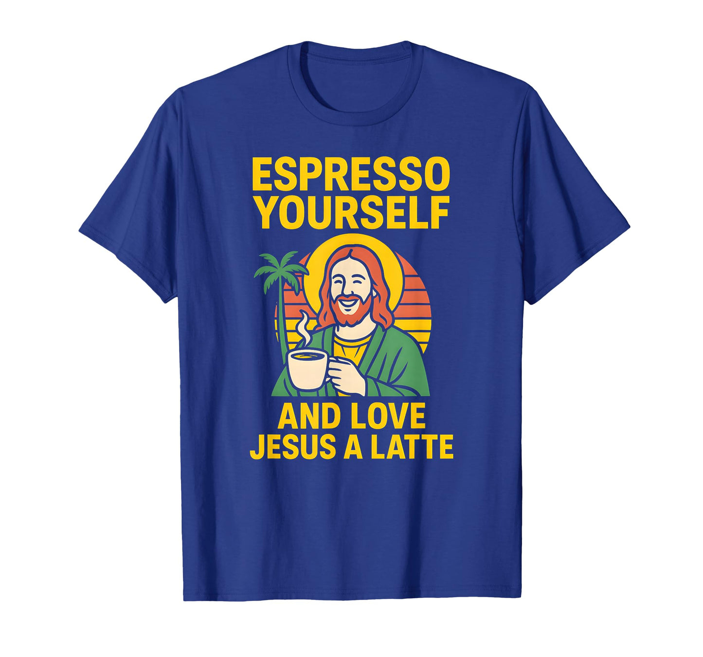 Jesus Pun Espresso Yourself Fun Womans Christian Faith T-Shirt