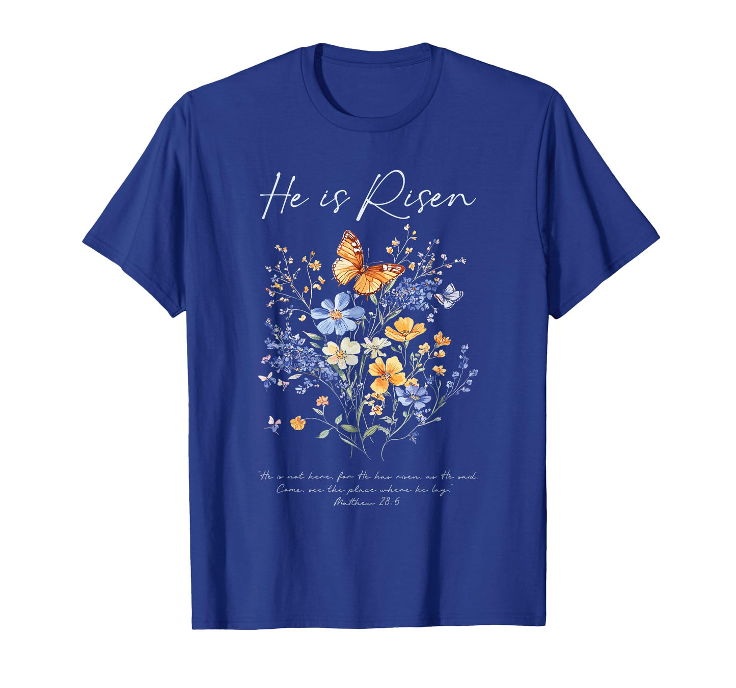 He Is Risen Boho Easter for Christian Women T-Shirt