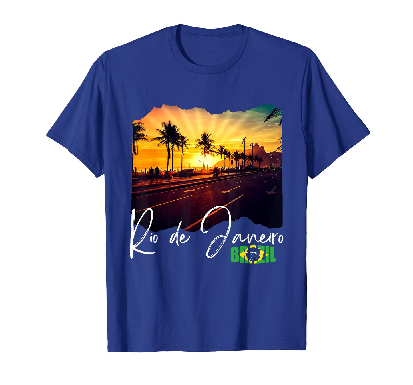 Rio de Janeiro Souvenir T-Shirt, Small, Black