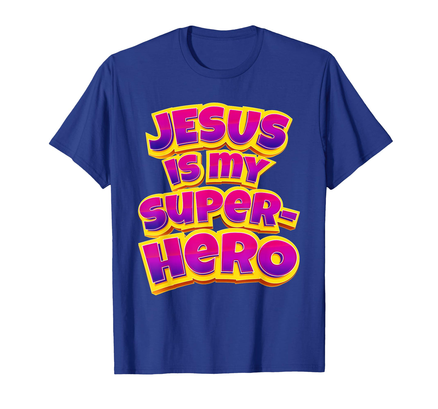 Jesus is My Superhero – Women & Girls Christian Faith Comic T-Shirt