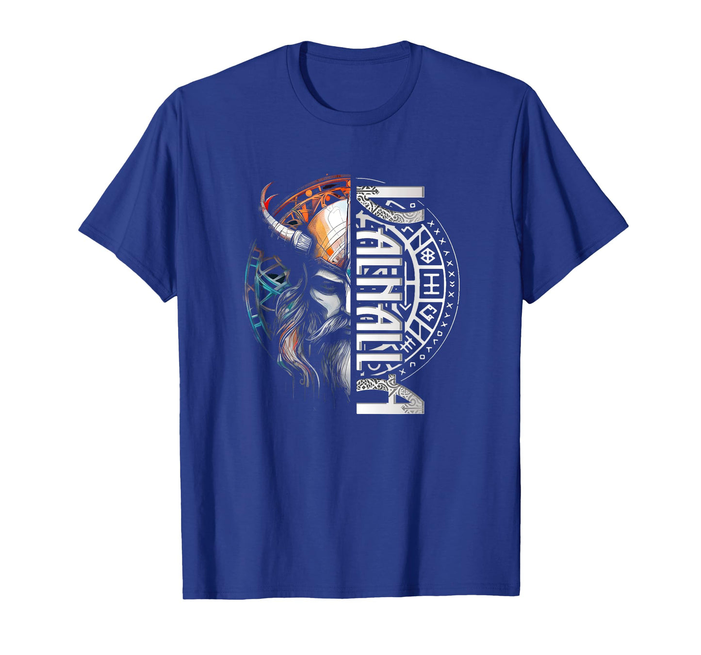 Viking Walhalla Runes Compass Nordic Mythology Vikings T-Shirt