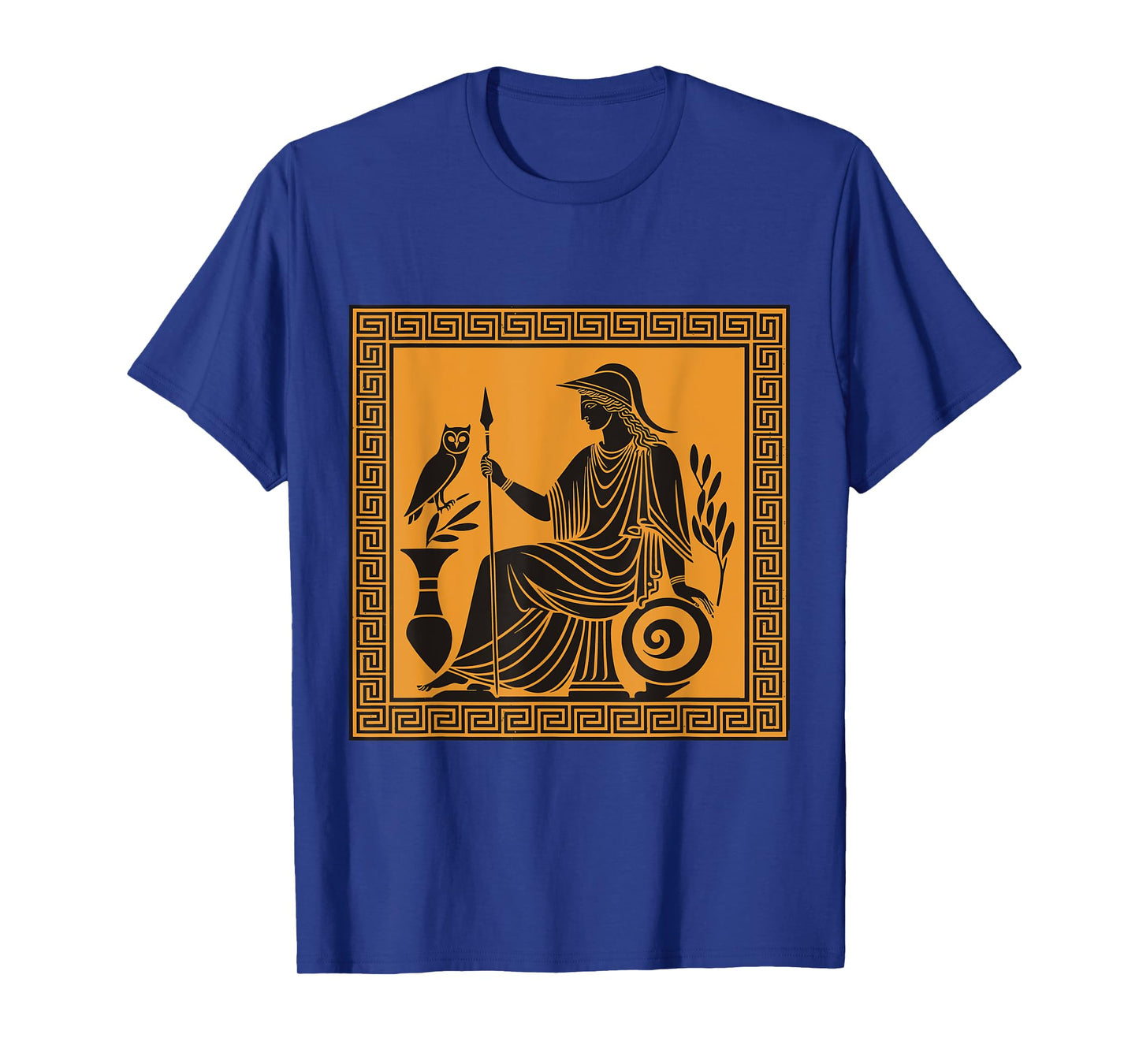 Athena Goddess Greek Mythology Ancient Myths Art T-Shirt