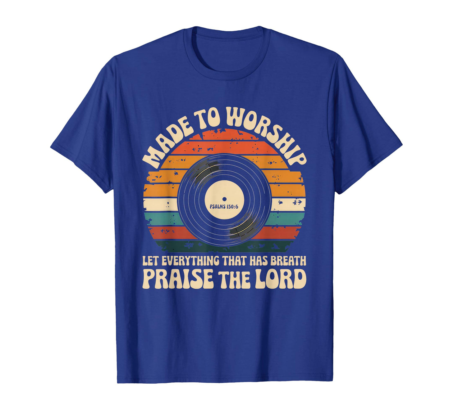 Worship Tshirt Christian Music Retro Cassette Psalms 150:6 T-Shirt