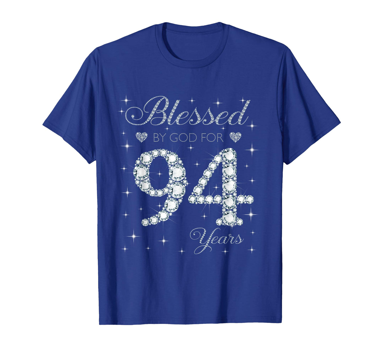 Blessed by God For 94 Years Old 94th Birthday Gift For Women T-Shirt