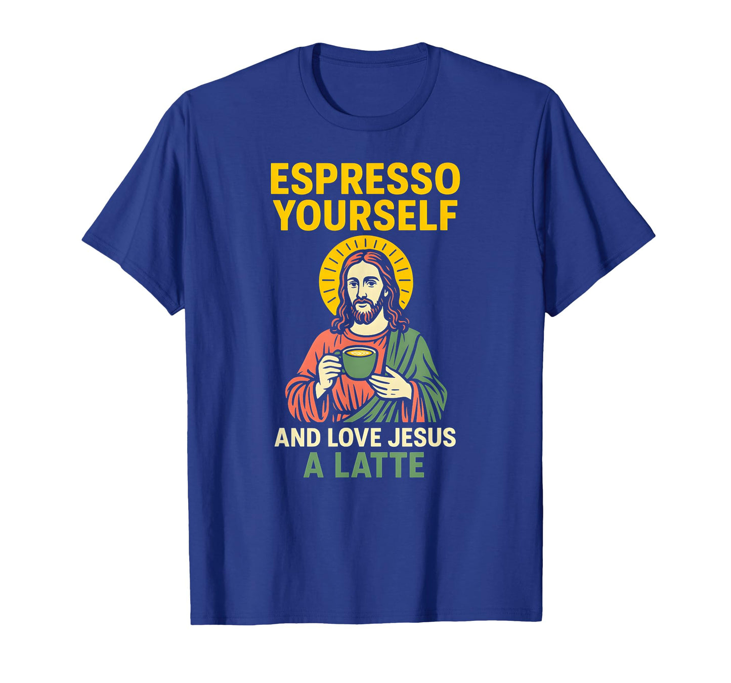 Jesus Pun Espresso Yourself Fun Womans Christian Faith T-Shirt