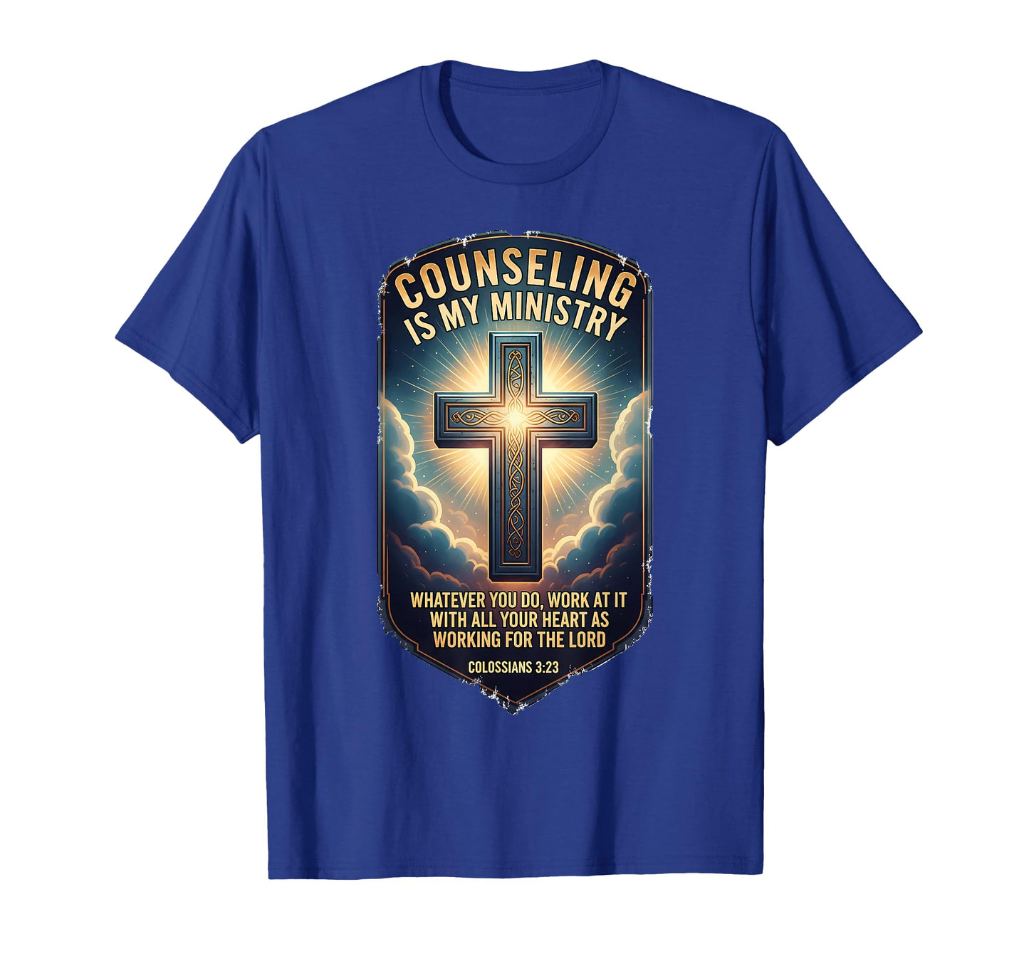 Christian Counselor Counseling is My Ministry Bible Verse T-Shirt