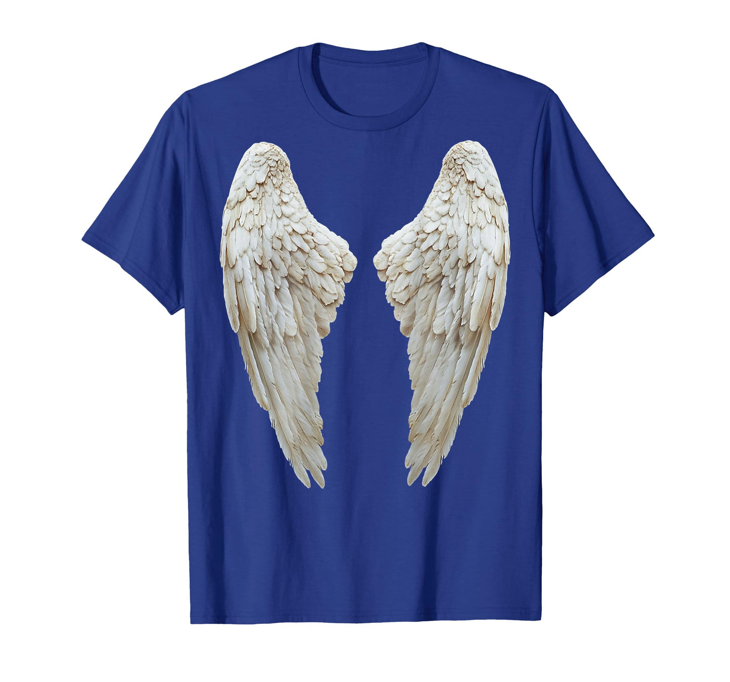 Christian Angel Wings White and Black T-Shirt