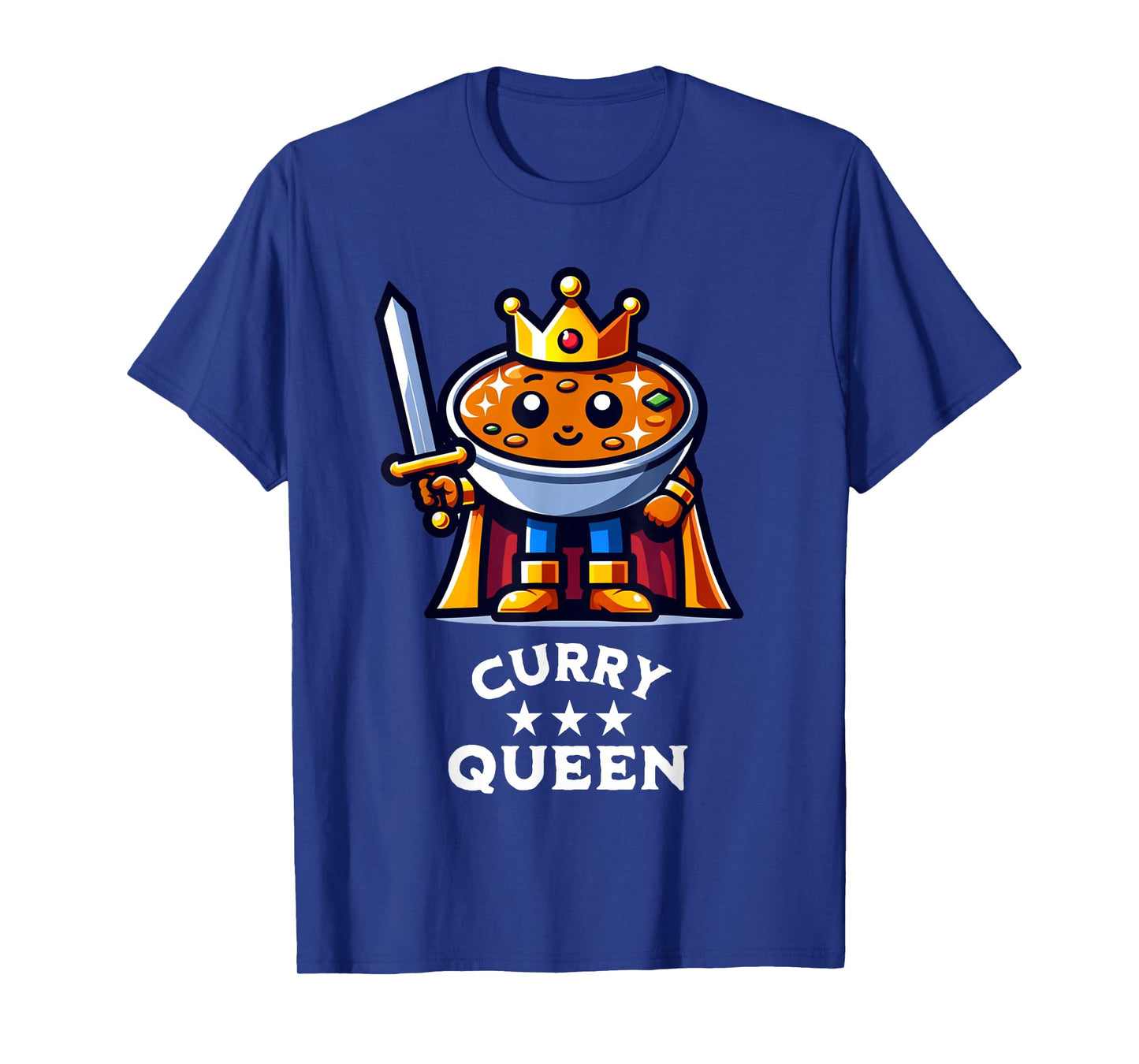 Curry Queen Funny Indian Food Quote T-Shirt