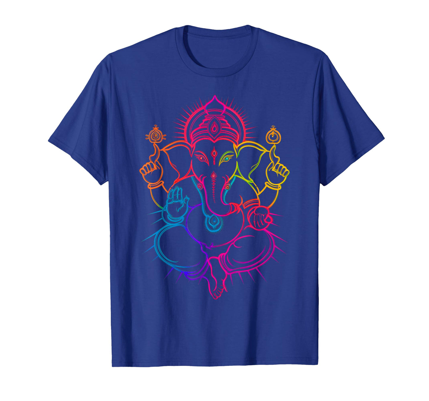 Hindu Ganesha Puja Elephant God India Meditation Yoga Murti T-Shirt