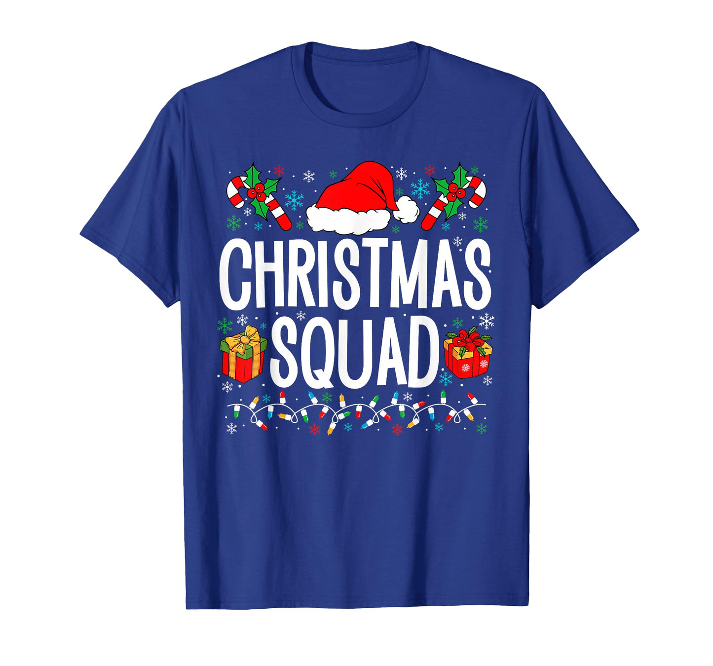 Christmas Squad Family Group Matching Christmas Pajama Party T-Shirt
