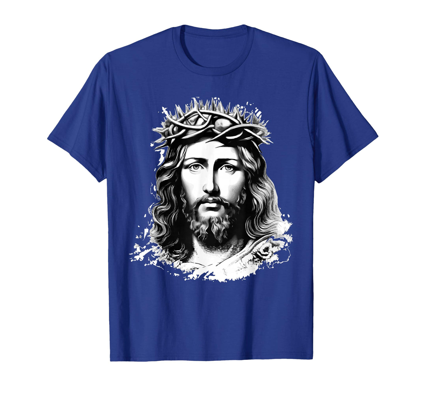 Face of Jesus Christ Crown of Thorns Catholic Faith T-Shirt