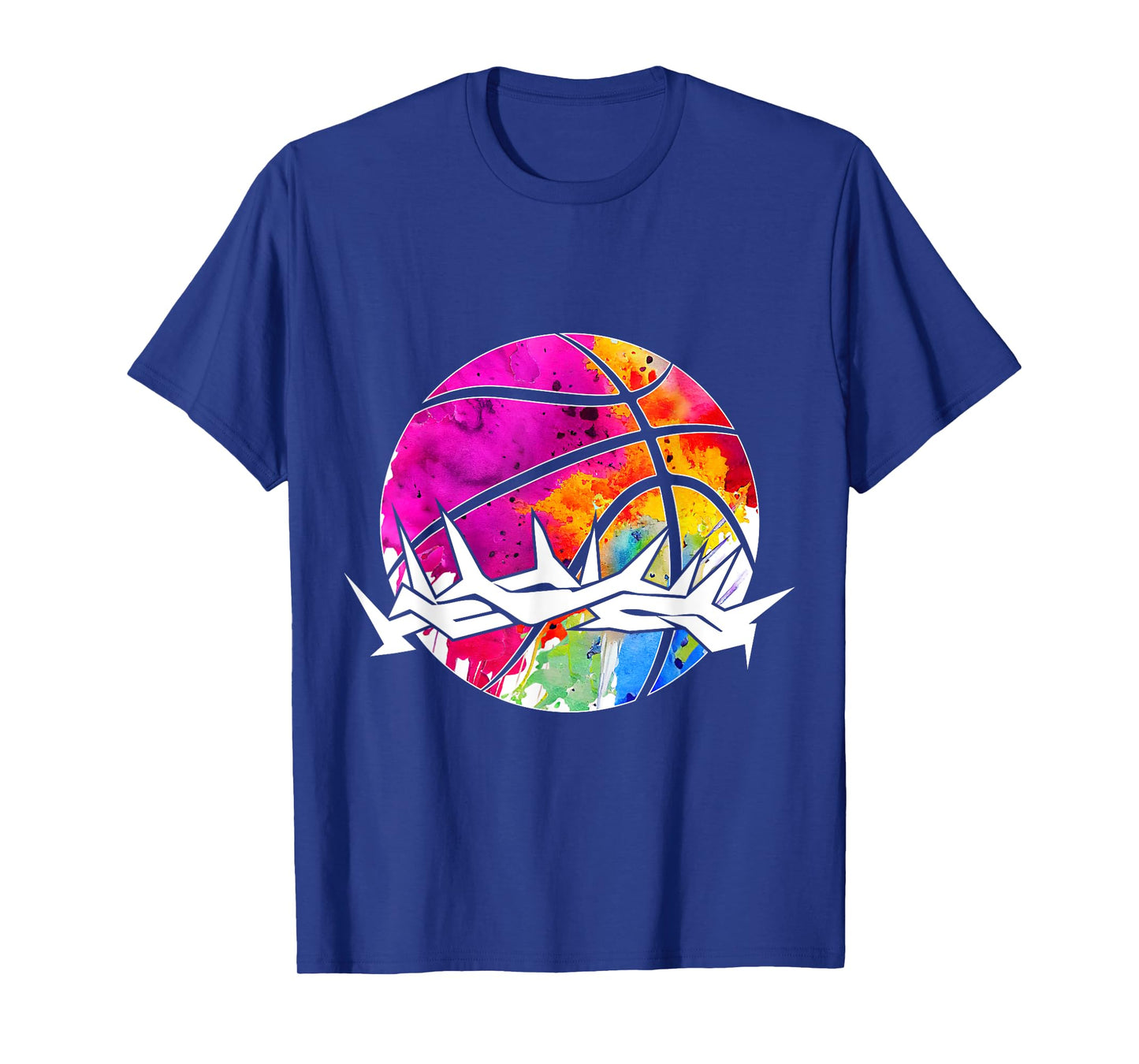 Religious Jesus Basketball Christian GOD Basketball T-Shirt