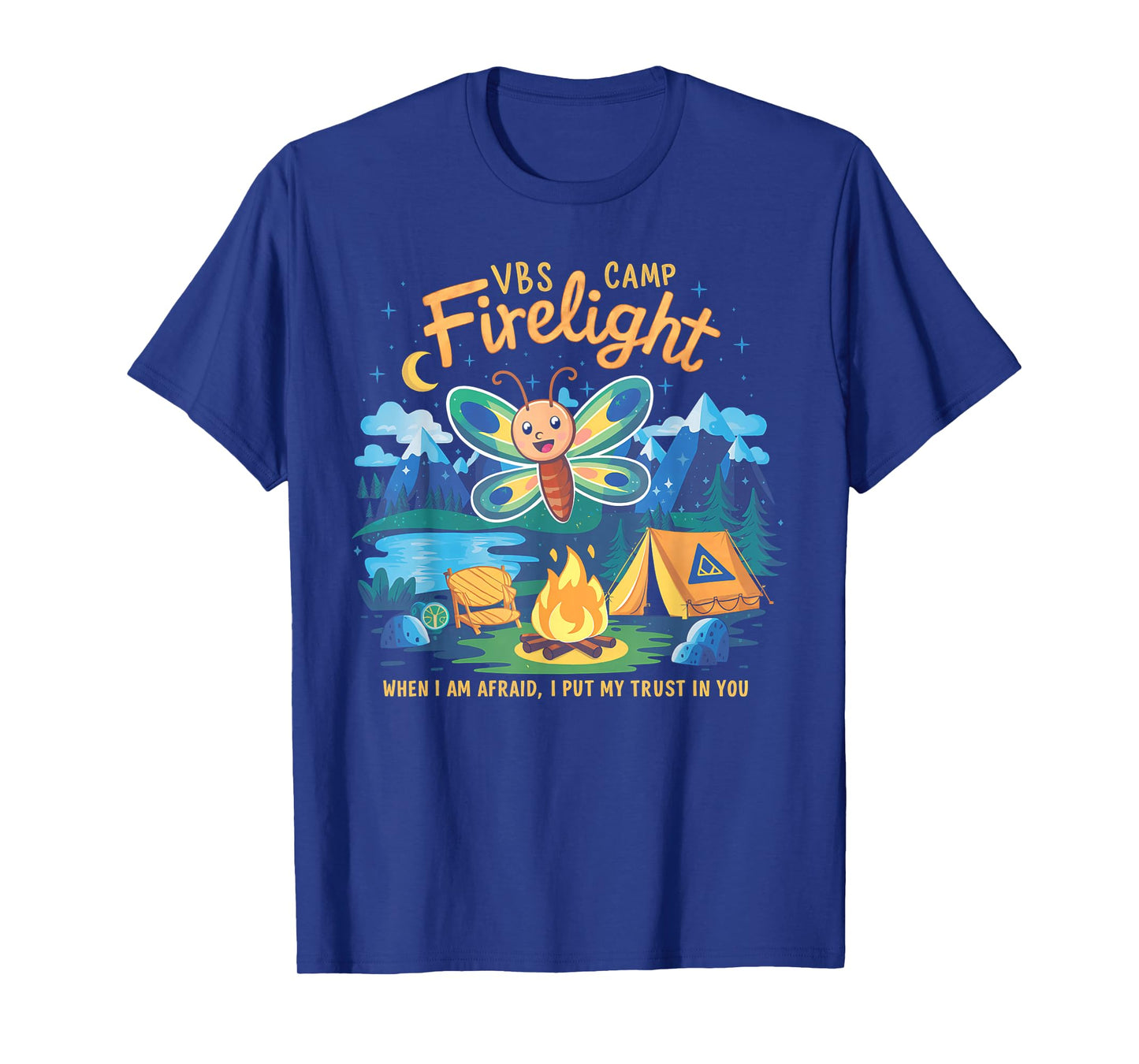Camp Firelight VBS Camp Vacation Bible School Firework 2024 T-Shirt