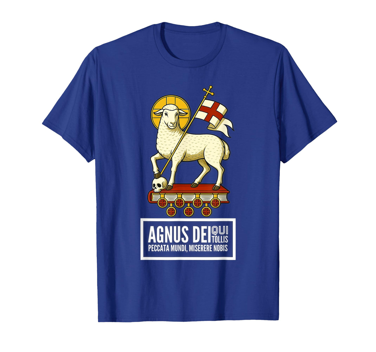 Agnus Dei Sanctus Traditional Latin Mass Catholic T-Shirt