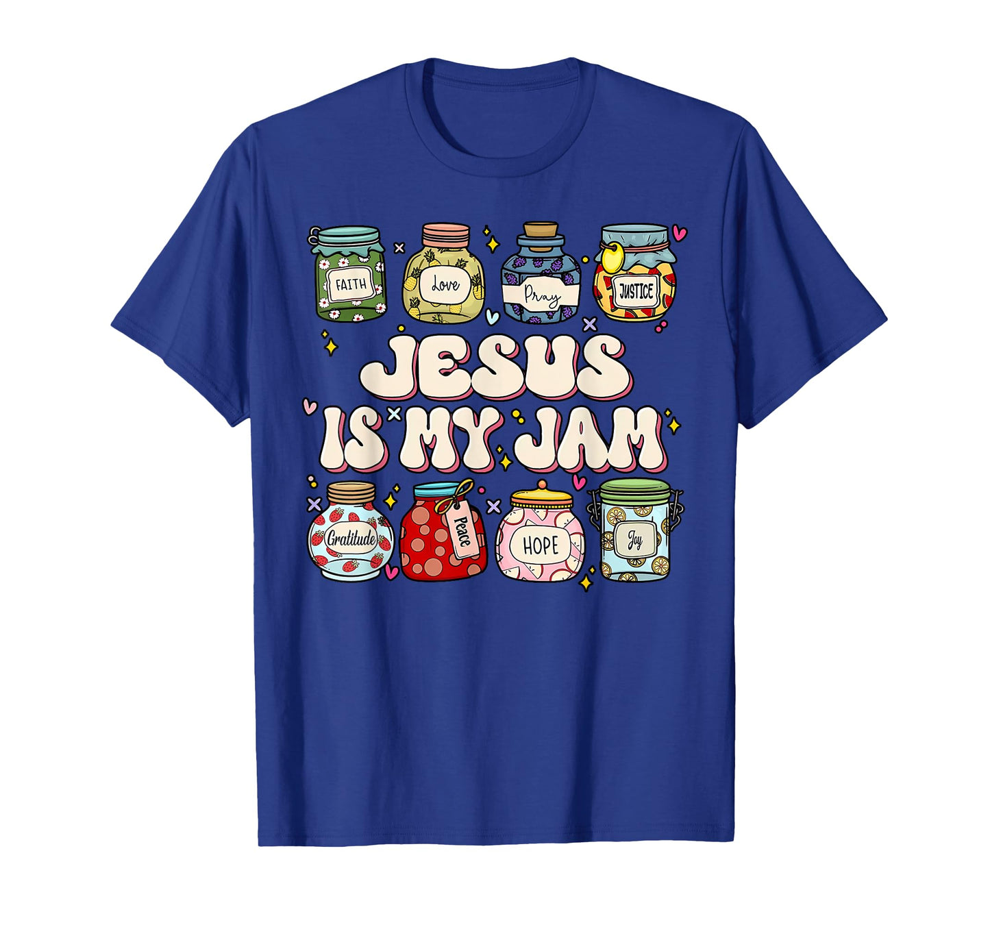 Jesus Is My Jam Christian Faith Religious Christ Women Kids T-Shirt