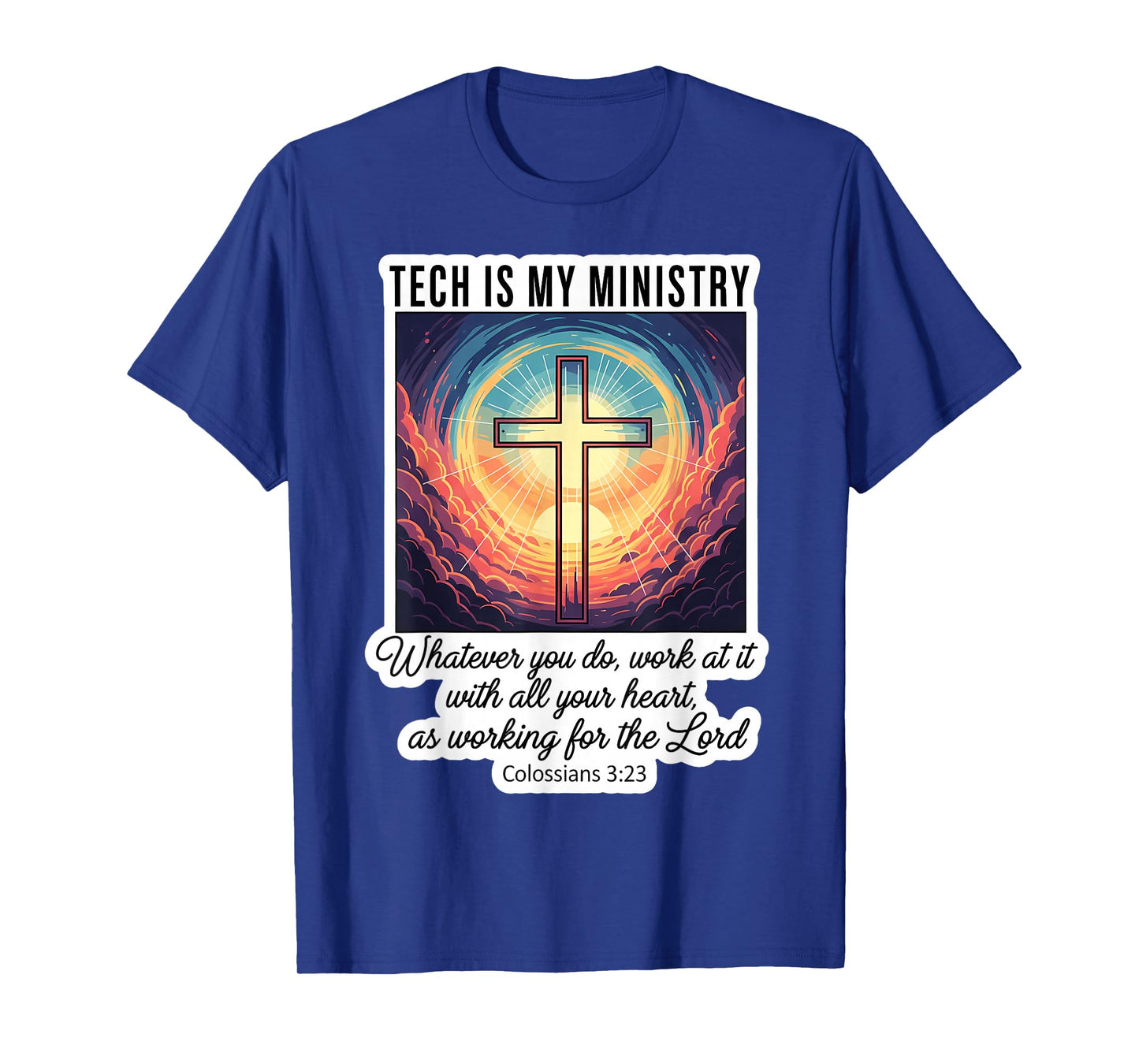 Christian Technology Expert Tech is My Ministry Jesus Christ T-Shirt