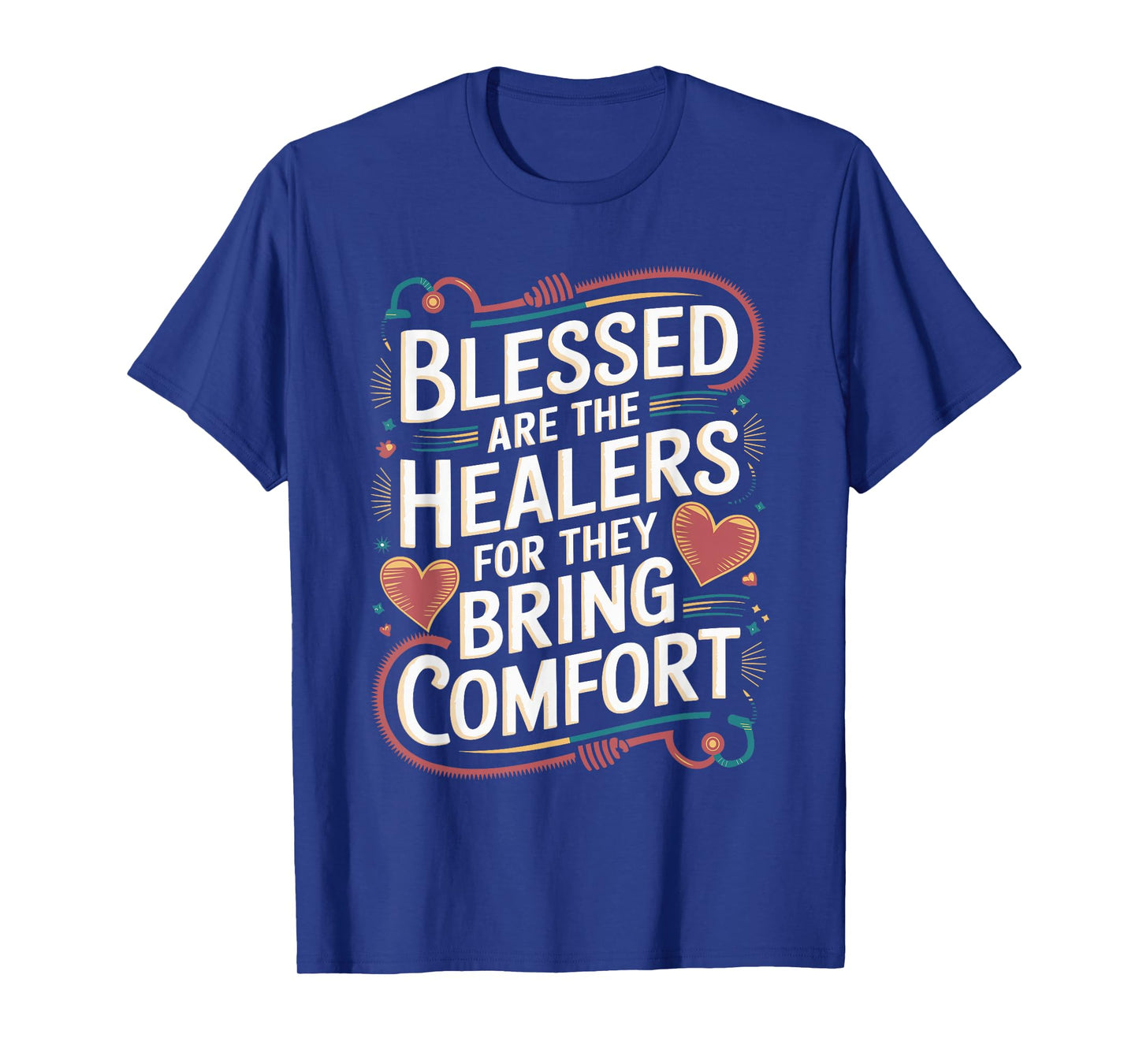 Blessed Healer Matthew 5:4 Bow Design T-Shirt