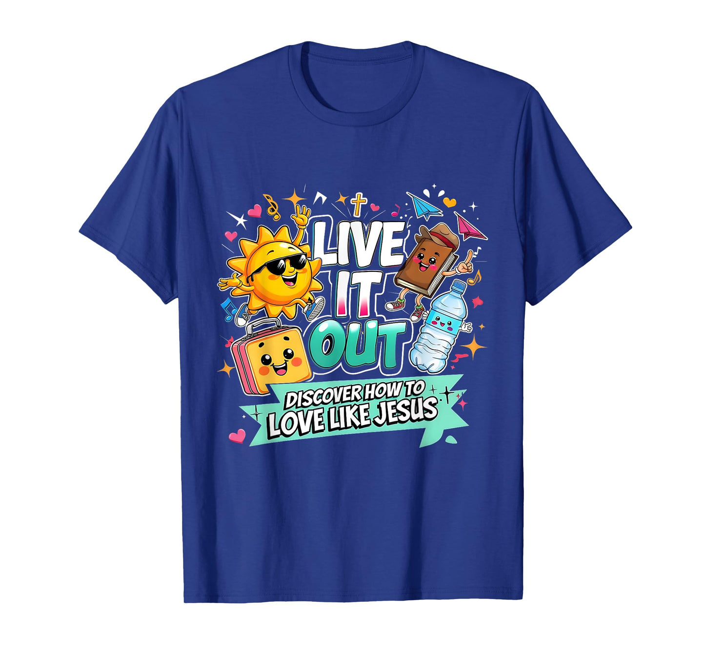Live It Out Love Like Jesus VBS Summer 2025 Tee T-Shirt