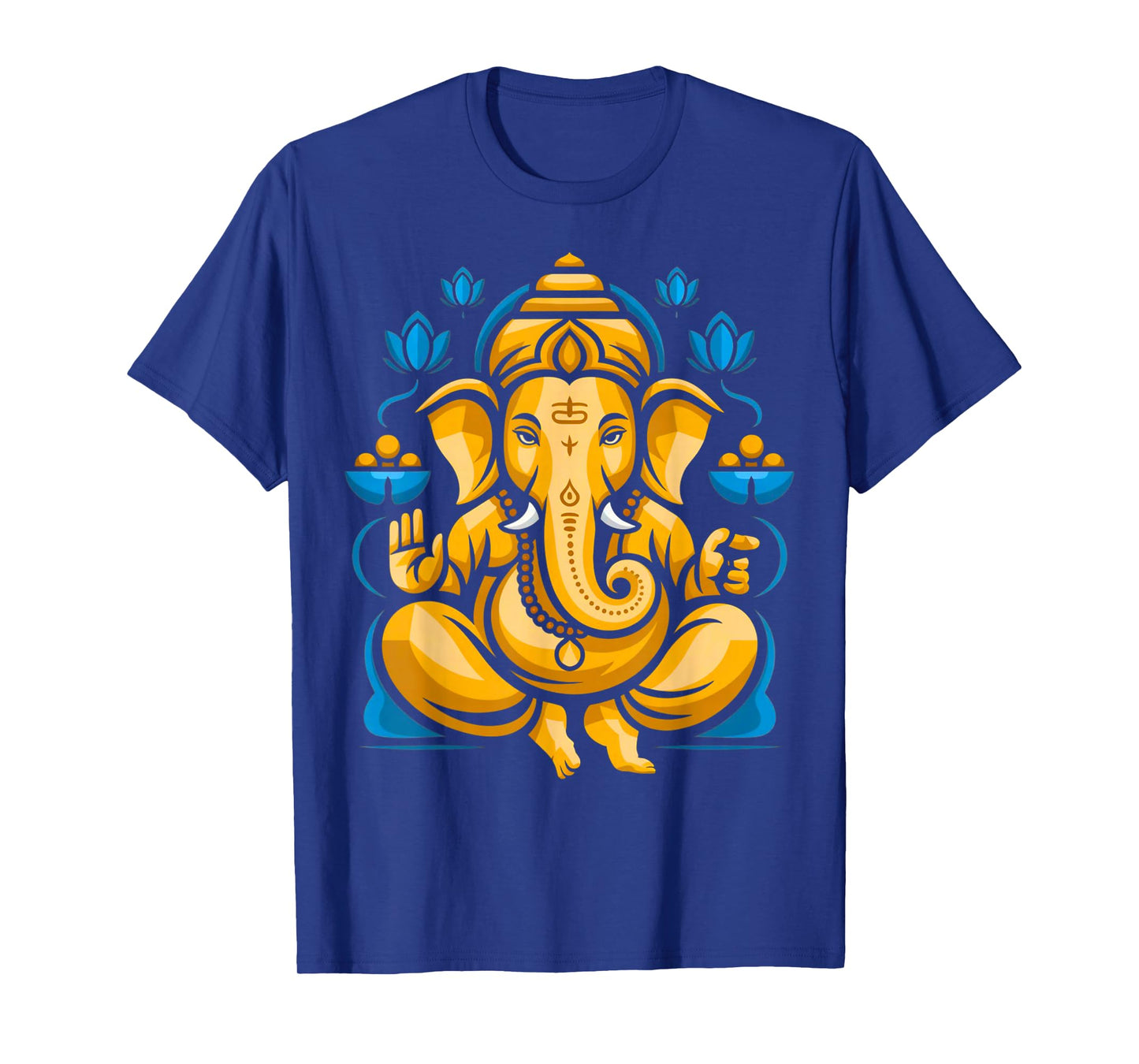 Hindu Ganesha Puja Elephant God India Meditation Yoga Murti T-Shirt