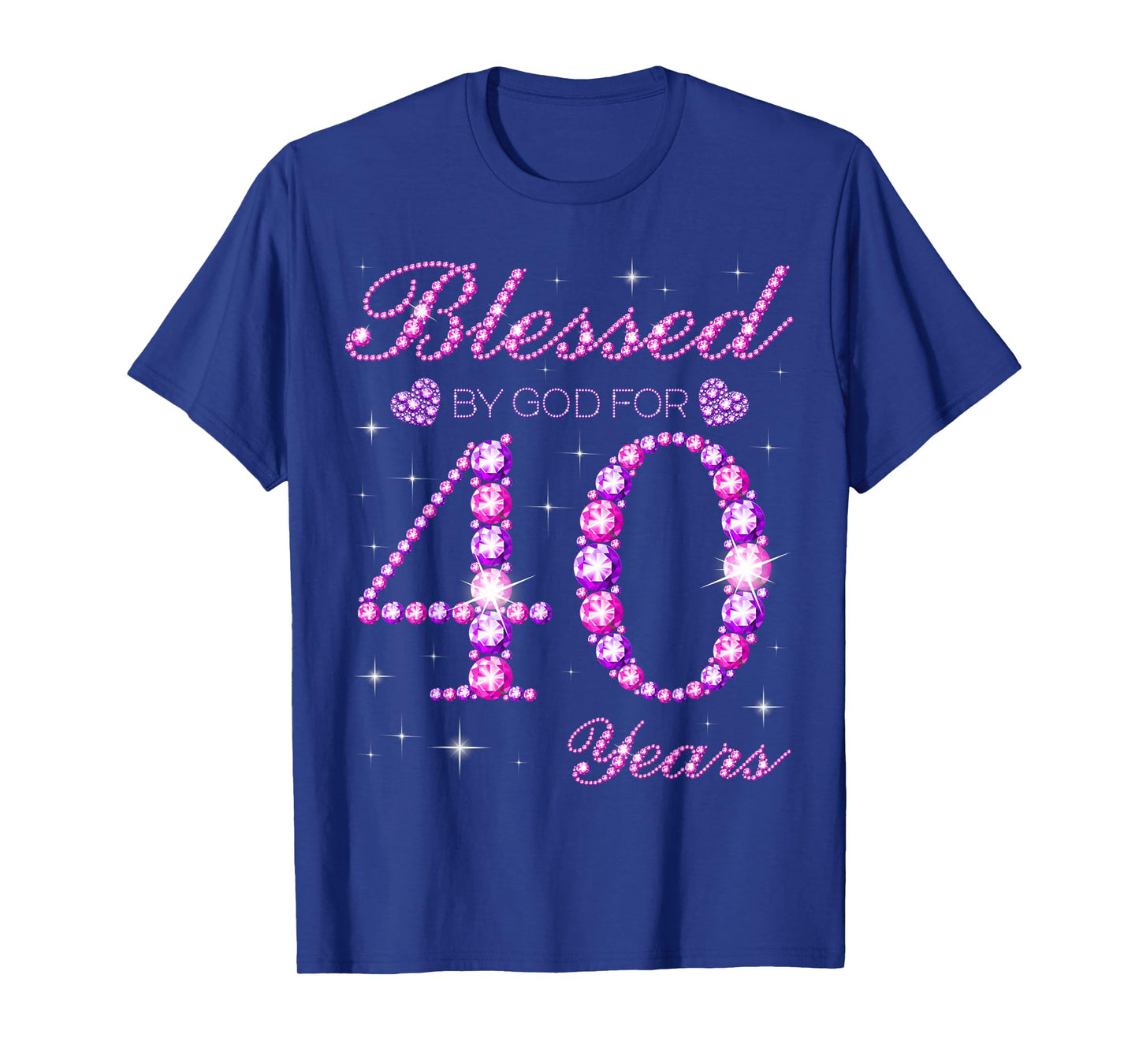 Blessed by God for 40 Years Old 40th Birthday Party T-Shirt