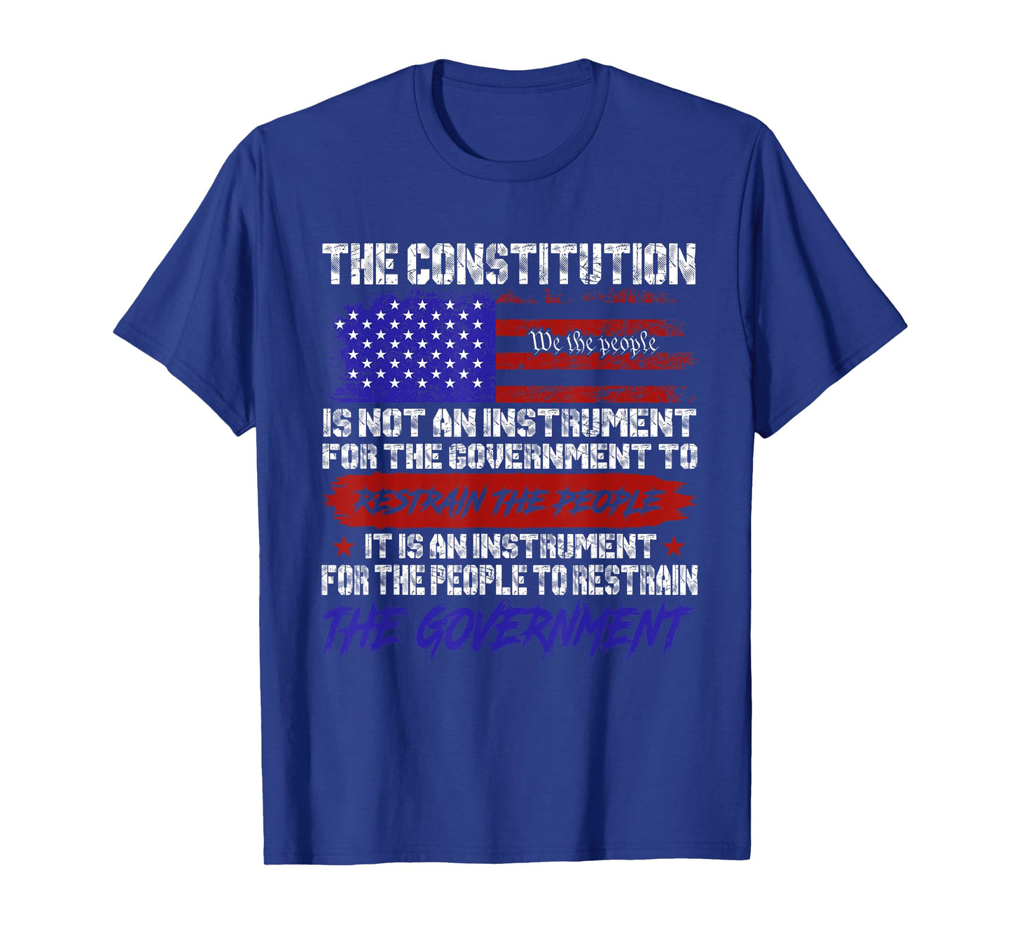 Patriotic Constitution Quote USA Flag Tee T-Shirt