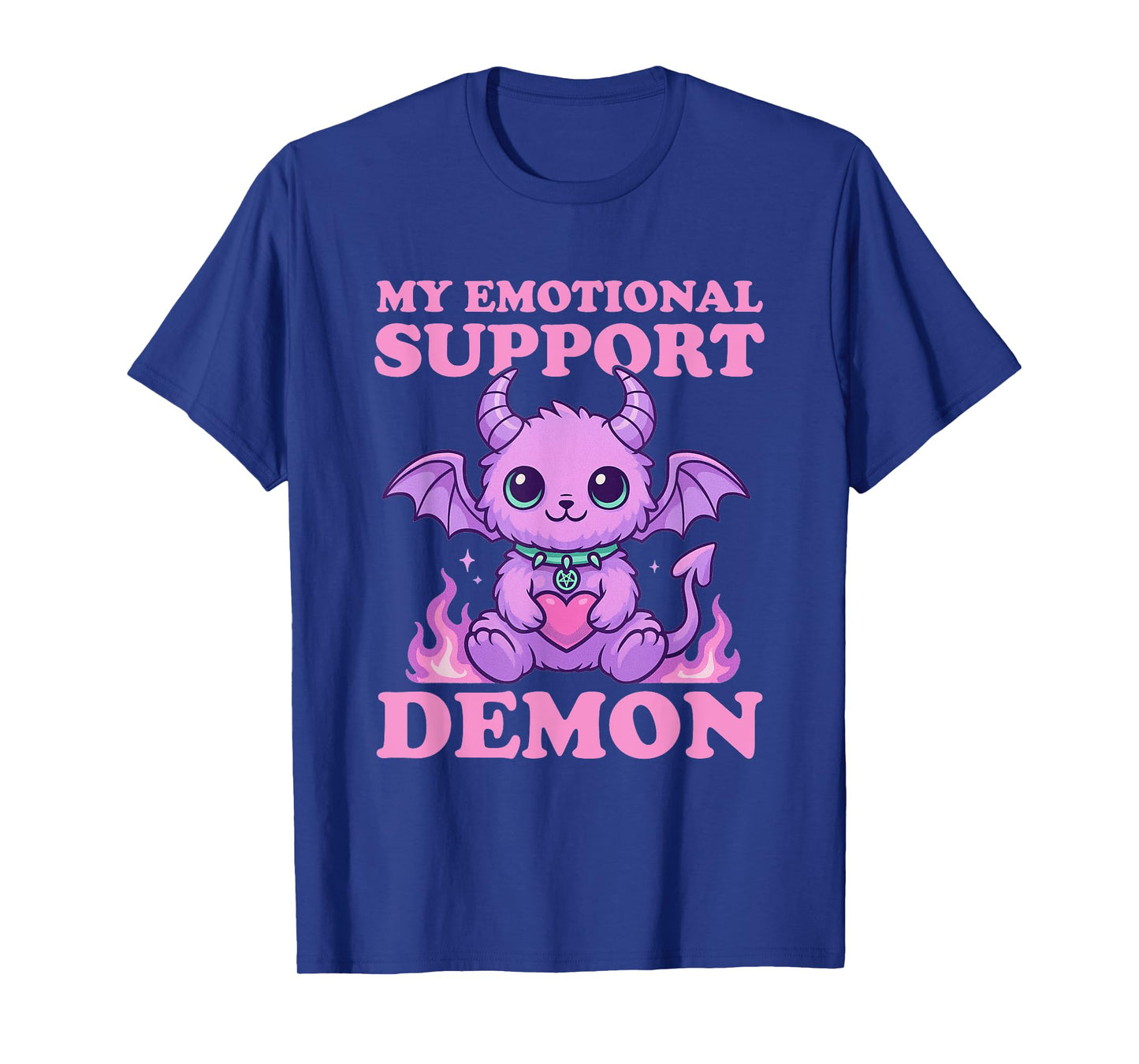 Pastel Goth My Emotional Support Demon Nu Goth Emo Gothic T-Shirt
