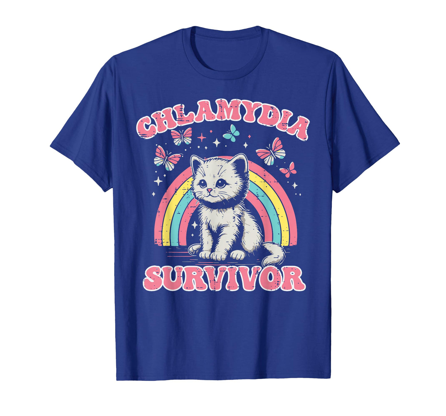 Survivor Cat Funny Cringe Weird Adult Humor Inappropriate T-Shirt
